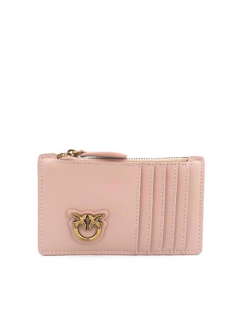 PINKO AIRONE Card holder / Coin purse powder-antique gold - Women’s Wallets