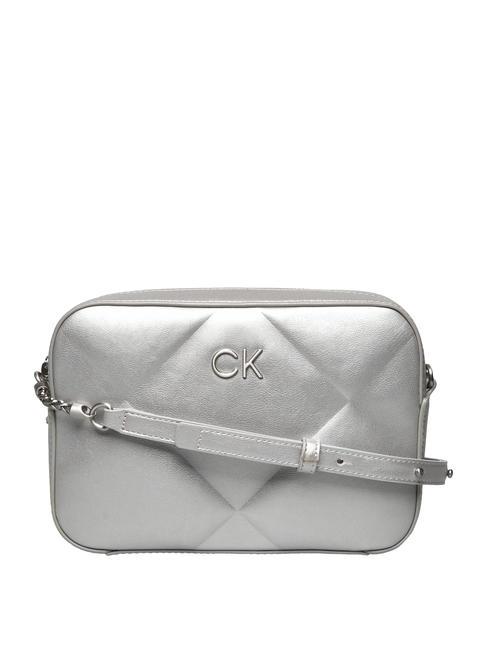 CALVIN KLEIN RE-LOCK Quilt  Shoulder bag silver - Women’s Bags