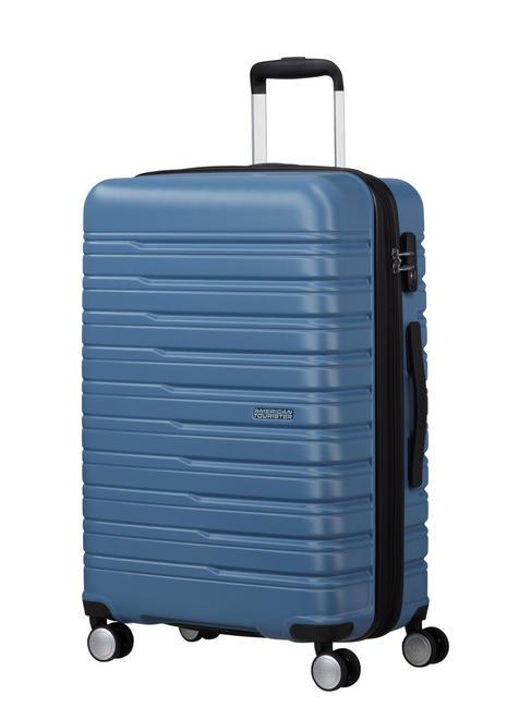 AMERICAN TOURISTER FLASHLINE Medium expandable trolley coronet blue - Rigid Trolley Cases