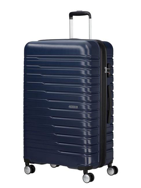 AMERICAN TOURISTER FLASHLINE Large expandable trolley inkblue - Rigid Trolley Cases