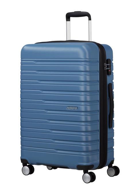 AMERICAN TOURISTER FLASHLINE Large expandable trolley coronet blue - Rigid Trolley Cases
