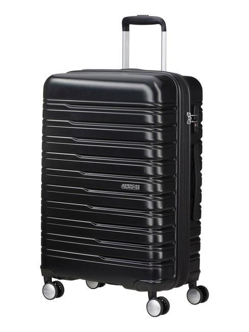 AMERICAN TOURISTER FLASHLINE Medium expandable trolley shadow black - Rigid Trolley Cases