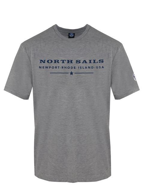 NORTH SAILS NEWPORT - RHODE ISLAND Cotton T-shirt grey - T-shirt