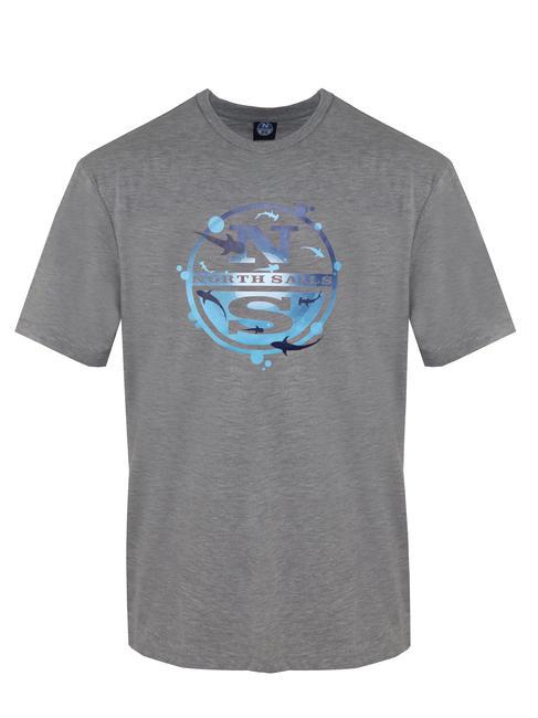 NORTH SAILS SEA LOGO Cotton T-shirt grey - T-shirt