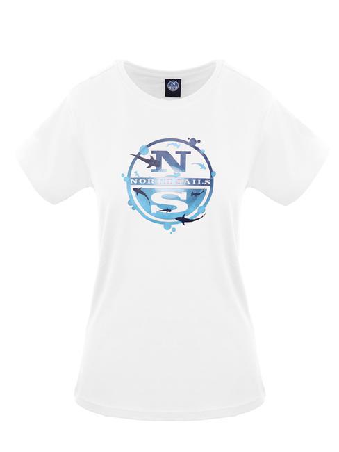 NORTH SAILS OCEAN LOGO Cotton T-shirt white - T-shirt