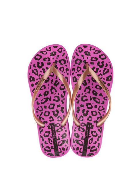 IPANEMA CONNECT FEM Rubber flip flops lilac/pink/brown - Women’s shoes