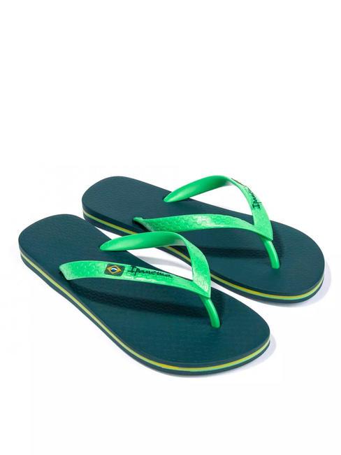 IPANEMA CLAS BRASIL II AD  Flip flops green/green - Men’s shoes