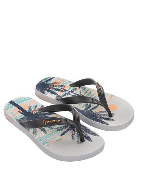 IPANEMA POSTO 10 TEMAS IV  Rubber flip flops grey/orange/blue - Men’s shoes