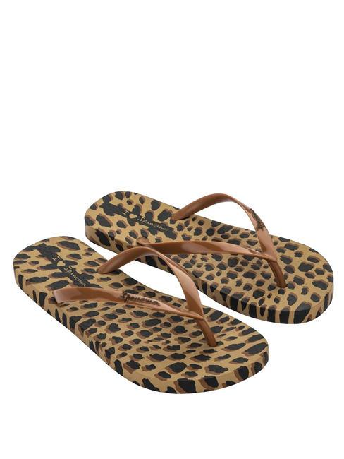 IPANEMA ANIMALE PRINT II  Printed flip-flops beige/brown - Women’s shoes