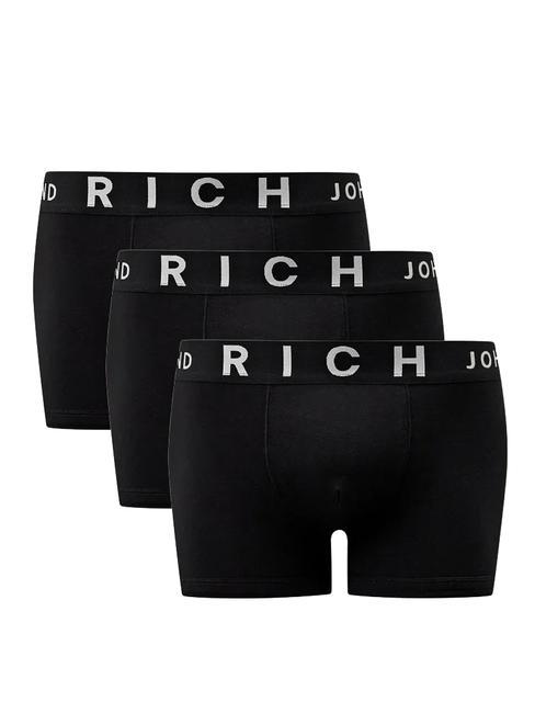 JOHN RICHMOND LONDON TRIPACK Set of 3 boxer trunks black - Men's briefs