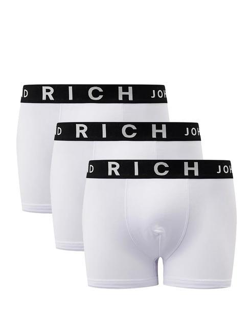 JOHN RICHMOND LONDON TRIPACK Set of 3 boxer trunks white - Men's briefs