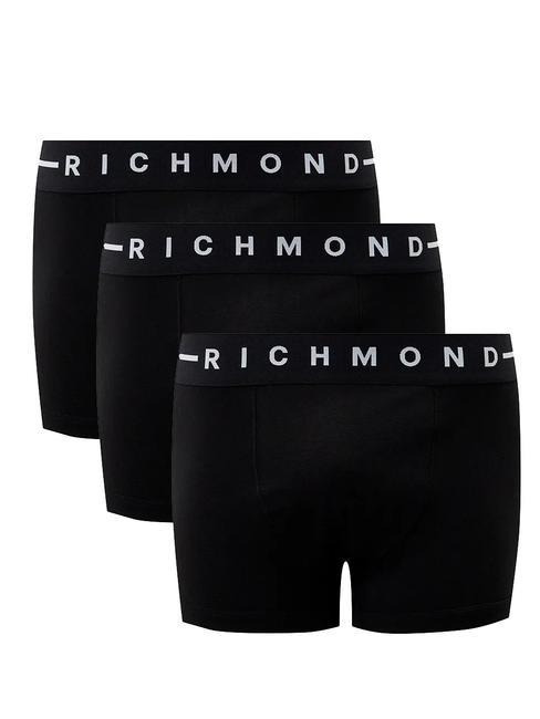 JOHN RICHMOND FLORENCE TRIPACK Set of 3 boxer trunks black - Men's briefs