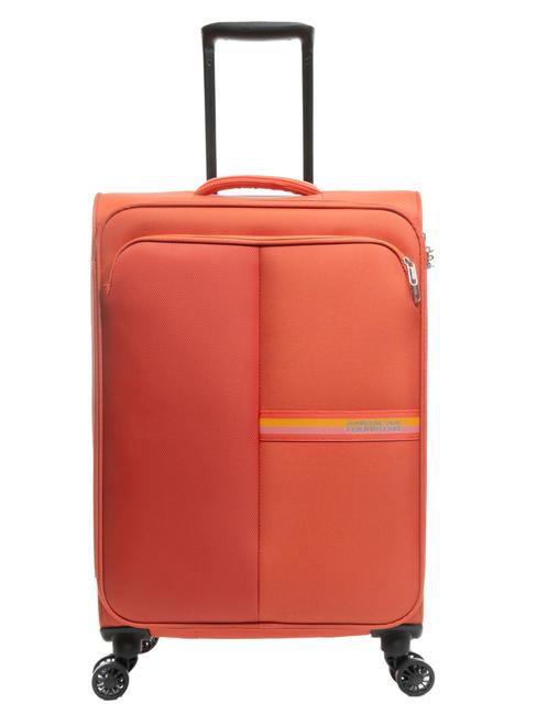 AMERICAN TOURISTER BRIGHT LIFE Medium size trolley spicy paprika - Semi-rigid Trolley Cases