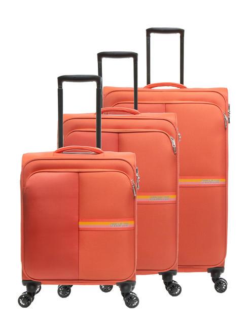 AMERICAN TOURISTER BRIGHT LIFE Set of 3 trolleys: cabin, medium, large spicy paprika - Trolley Set