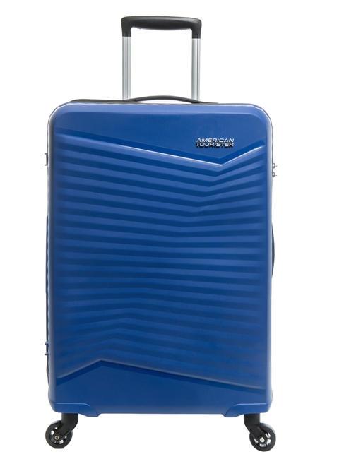 AMERICAN TOURISTER JETDRIVER 2.0 Medium size trolley blu navy - Rigid Trolley Cases