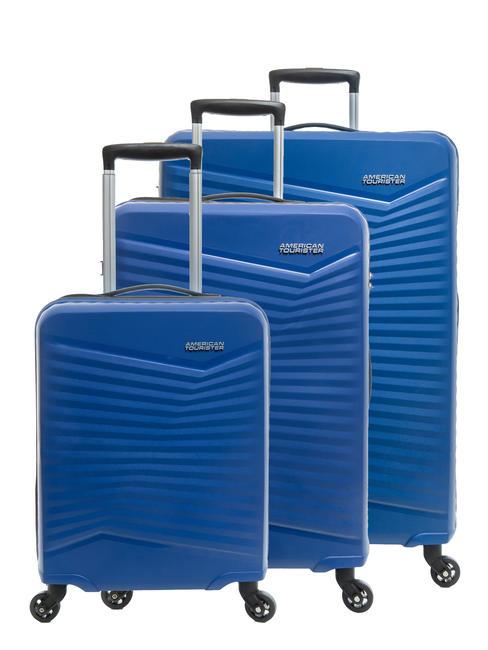 AMERICAN TOURISTER JETDRIVER 2.0 Set of 3 trolleys: cabin, medium, large blu navy - Trolley Set