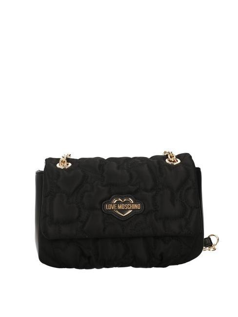 LOVE MOSCHINO PUFFY HEART  Shoulder/cross body bag Black - Women’s Bags