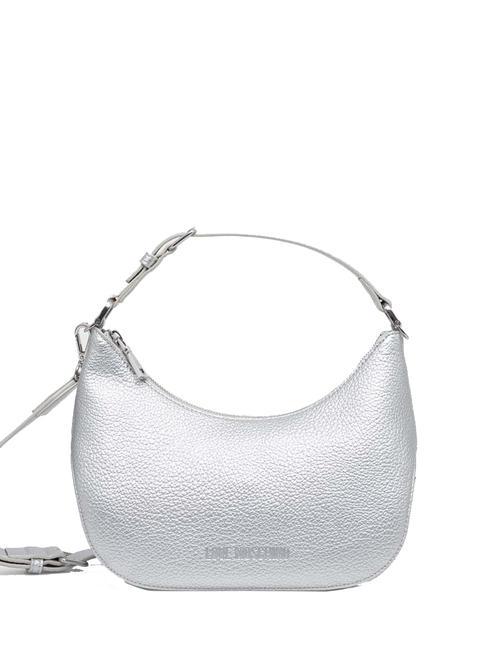 LOVE MOSCHINO GIANT Shoulder bag, with shoulder strap silver laminate - Women’s Bags