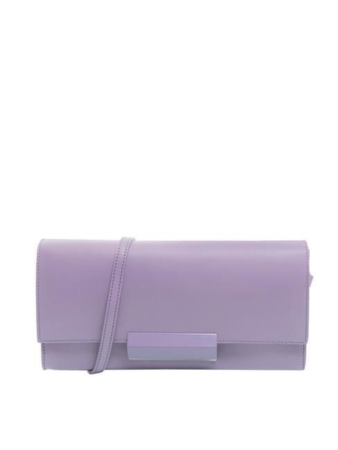 GIANNI CHIARINI LILY Leather clutch bag with shoulder strap wisteria - Women’s Bags