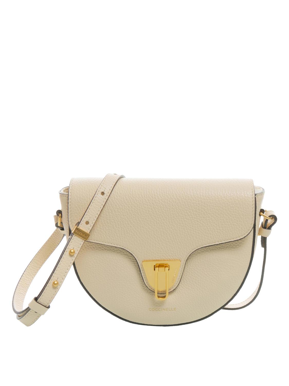 COCCINELLE BEAT SOFT Mini bag in hammered leather