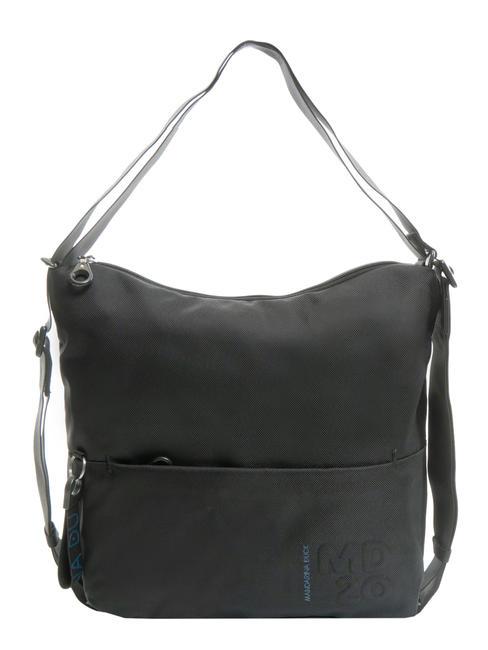 MANDARINA DUCK MD20 Sack bag convertible into a backpack BLACK - Women’s Bags