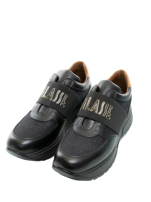 ALVIERO MARTINI PRIMA CLASSE GEO CLASSIC Platform sneakers with glitter insert ner / gebei - Women’s shoes