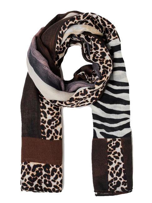 GUESS FANTASY Scarf brown multi - Scarves