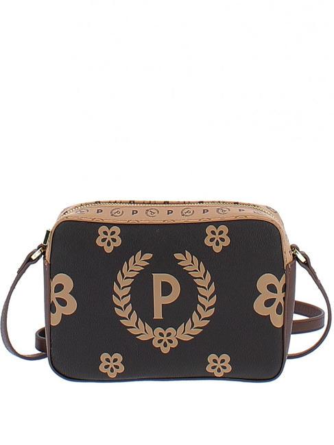 POLLINI HERITAGE Demi Mini Camera Bag with shoulder strap Brown - Women’s Bags