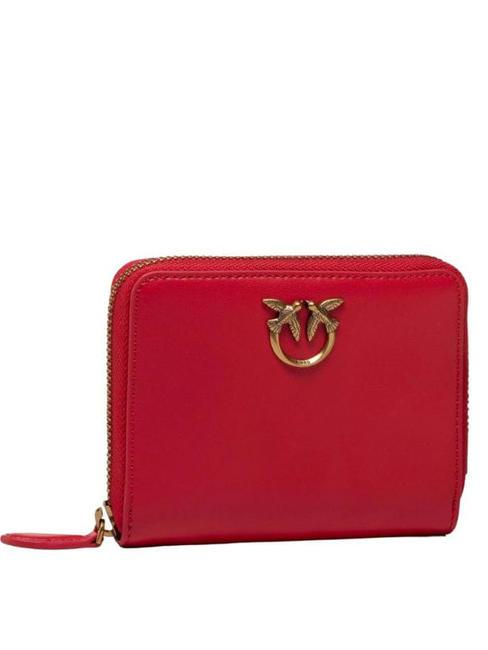 PINKO TAYLOR Zip Around Wallet red-antique gold - Women’s Wallets