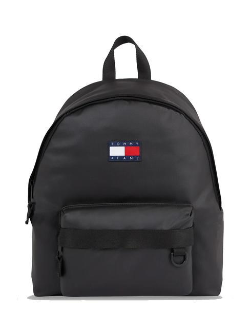 TOMMY HILFIGER TJ DLY ELEV Fabric backpack, 15.6" laptop holder black - Laptop backpacks
