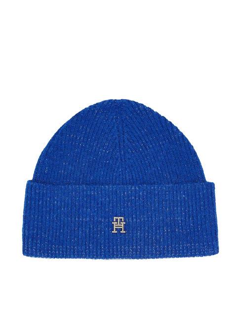TOMMY HILFIGER TH EVENING Cap with cuff ultra blue - Hats