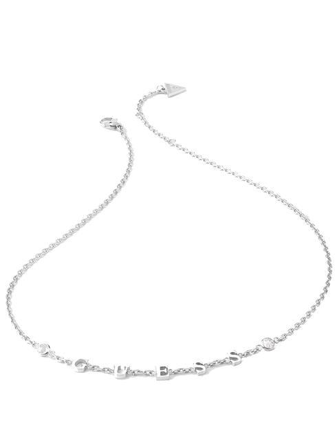 GUESS CRYSTAL HARMONY Necklace SILVER - Necklaces