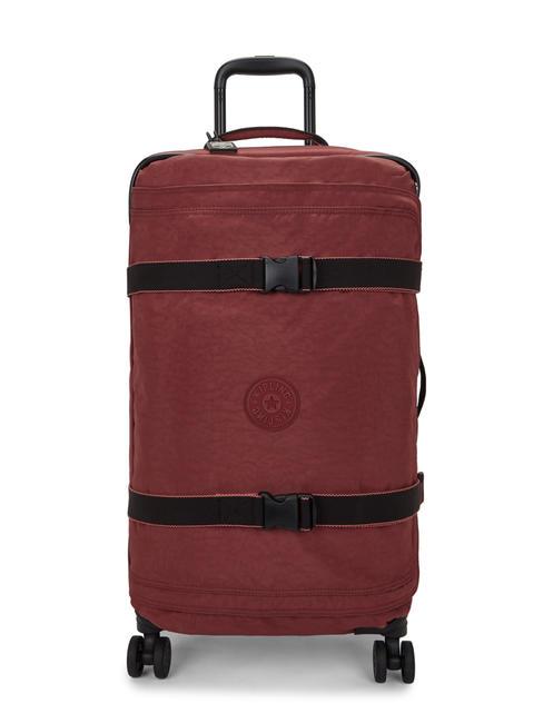 KIPLING SPONTANEOUS Medium size trolley flaring rust - Semi-rigid Trolley Cases