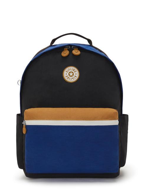 KIPLING DAMIEN M Backpack with 13" laptop holder duo blue beige - Backpacks & School and Leisure