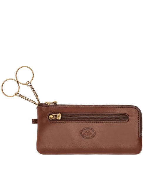 THE BRIDGE STOUO Leather key case BROWN - Key holders