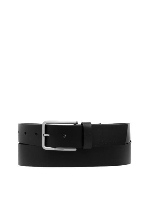 CALVIN KLEIN WARMTH SMOOTH Leather belt ckblack - Belts