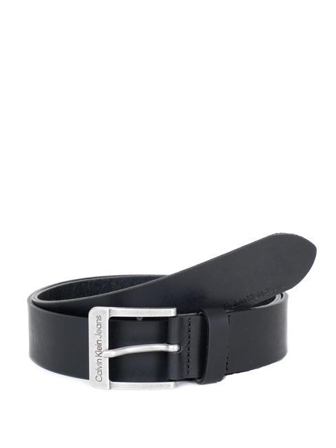 CALVIN KLEIN CK JEANS 4.0 Leather belt black - Belts