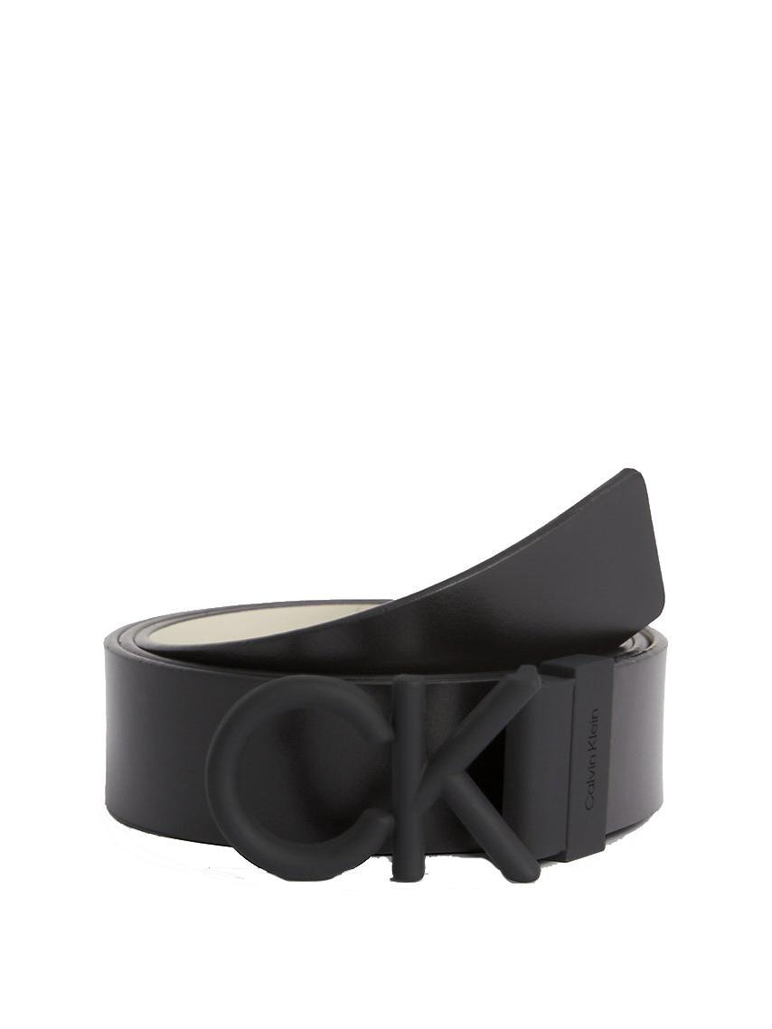 Calvin Klein Rubber Reversible Leather Belt Black Stoney Beige Buy At Outlet Prices