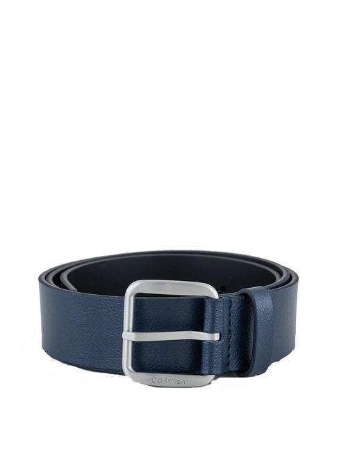 CALVIN KLEIN CK Made in Italy leather belt ck navyck - Belts