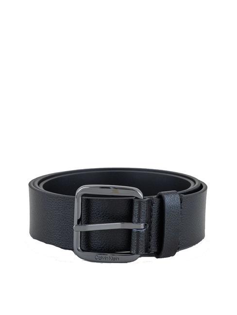 CALVIN KLEIN CK Made in Italy leather belt ck black - Belts