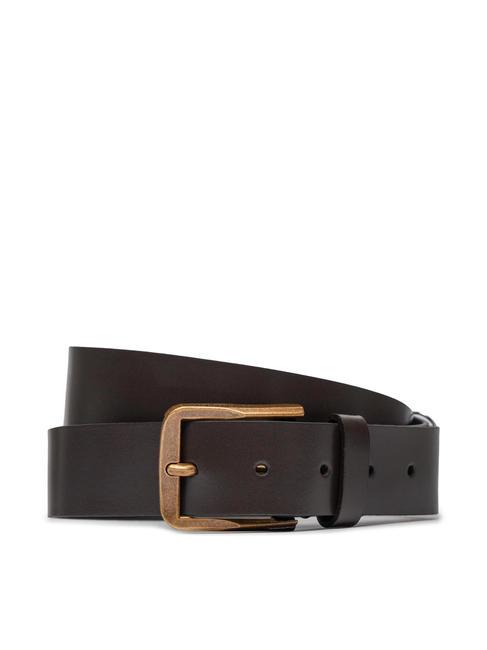 CALVIN KLEIN CK JEANS Classic Flat Leather belt bitter brown - Belts