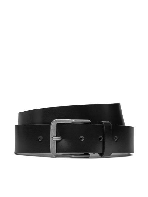 CALVIN KLEIN CK JEANS Classic Flat Leather belt pvh black - Belts