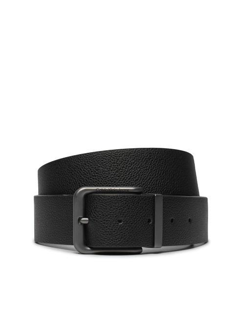 CALVIN KLEIN CK JEANS Classic Reversible leather belt black / bitter brown - Belts