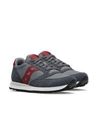 Saucony Jazz Original Sneakers Grey Dark Red Buy At Outlet Prices