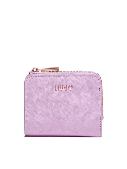 LIUJO SAFFIANO Medium wallet pastel lavender - Women’s Wallets