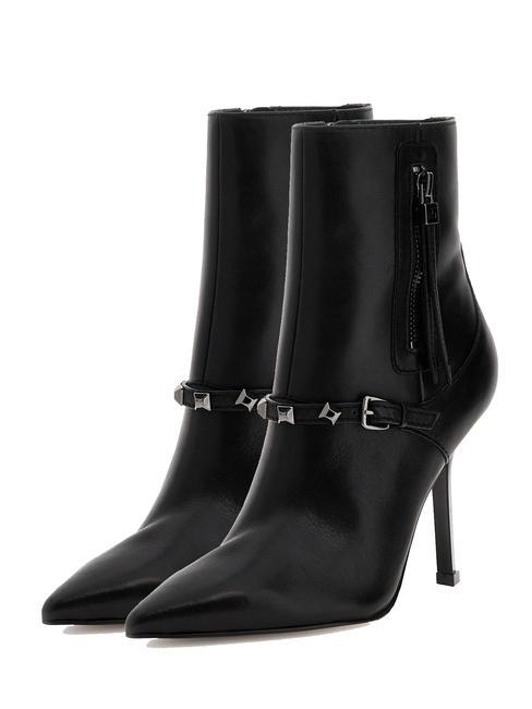 GUESS AYLO High leather ankle boots BLACK - Women’s shoes