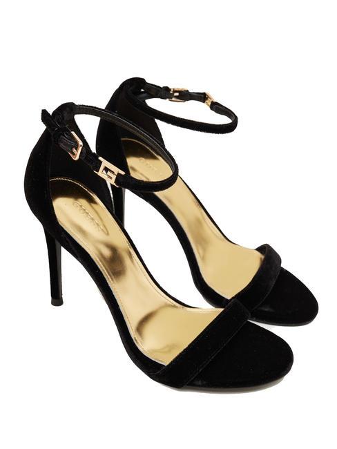 GUESS KABAIL High suede sandals BLACK - Women’s shoes