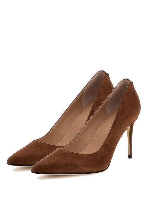 GUESS RICA4 High pumps in suede leather brown - Women’s shoes