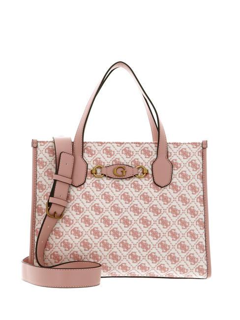 GUESS IZZY Handbag with shoulder strap salmon logo - Women’s Bags