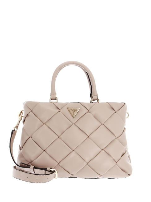 GUESS ZAINA Hand bag, with shoulder strap STONE - Women’s Bags